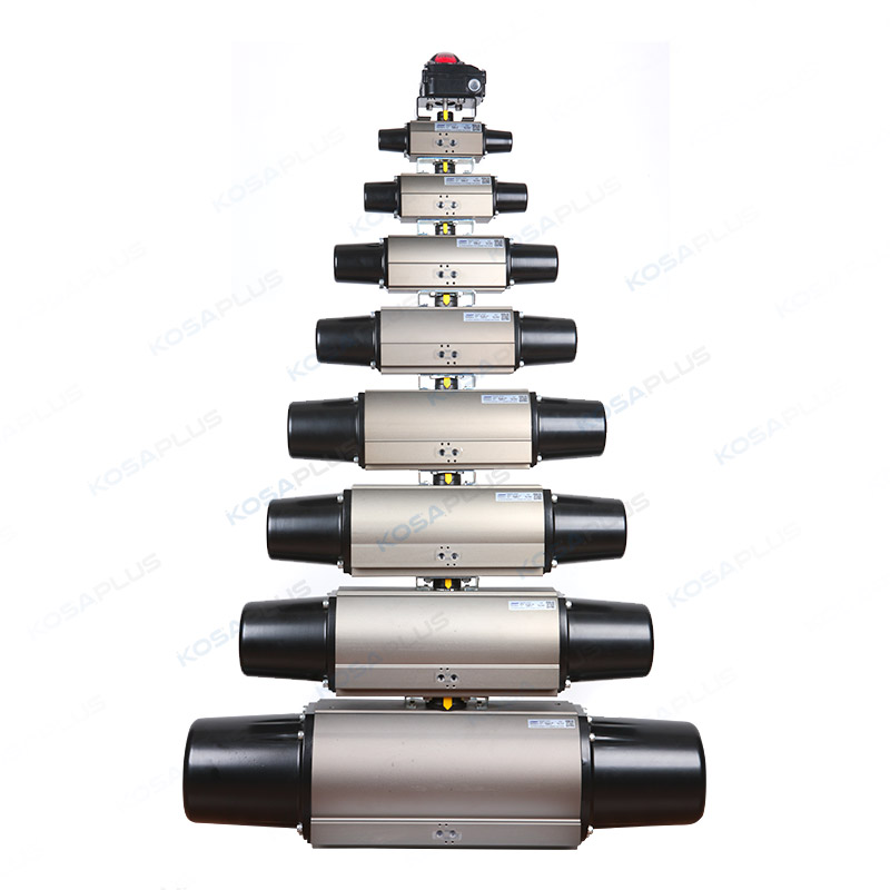 Scotch Yoke AS series pneumatic actuator
