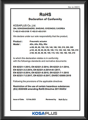 RoHS certification
