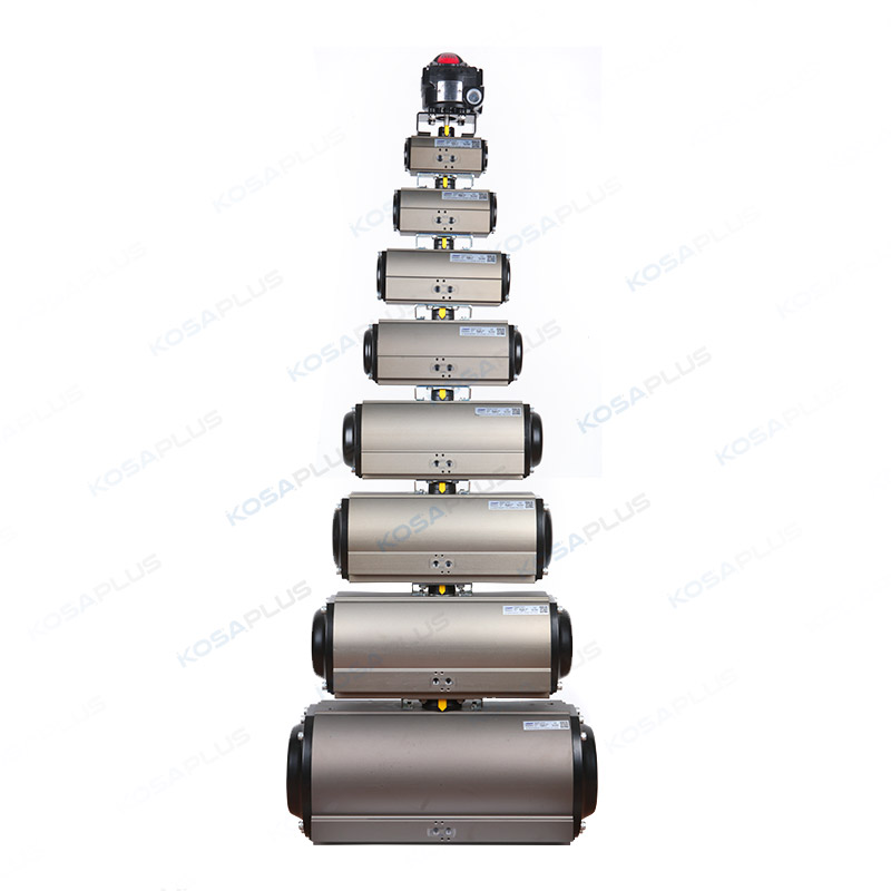 Scotch Yoke AD series pneumatic actuator