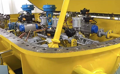 The KOSAPLUS rack and pinion pneumatic actuator has been widely applied on many ships in South Korea and overseas